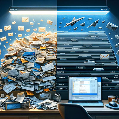 Email inbox transformation