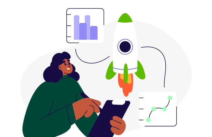 animated person maximising Business Automation ROI